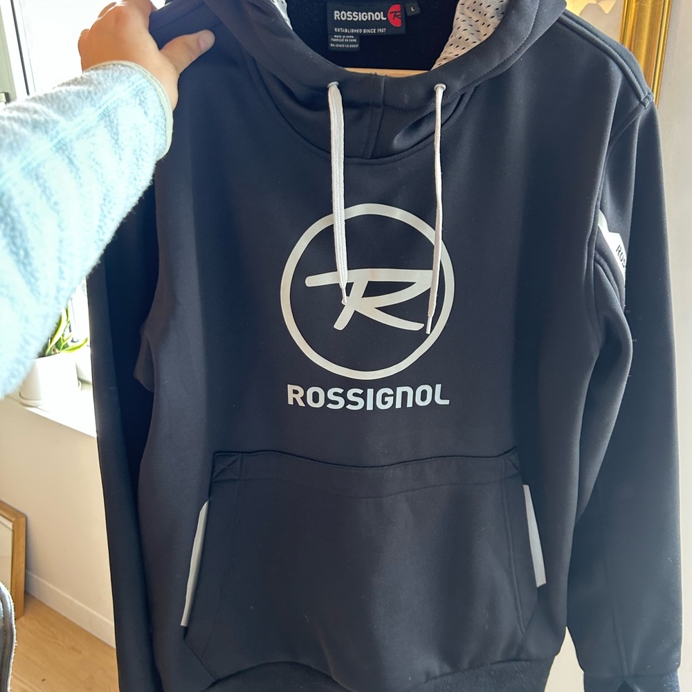 Rossignol Black and White Men's Sweater size L in really good condition